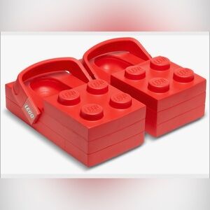 CROCS x LEGO BRICK CLOG RED NIB! - Size M12 / W14